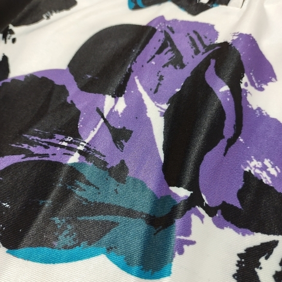 R&B Women's Floral Print 3/4 Sleeves Top Tunic Dress Size L - Picture 8 of 10